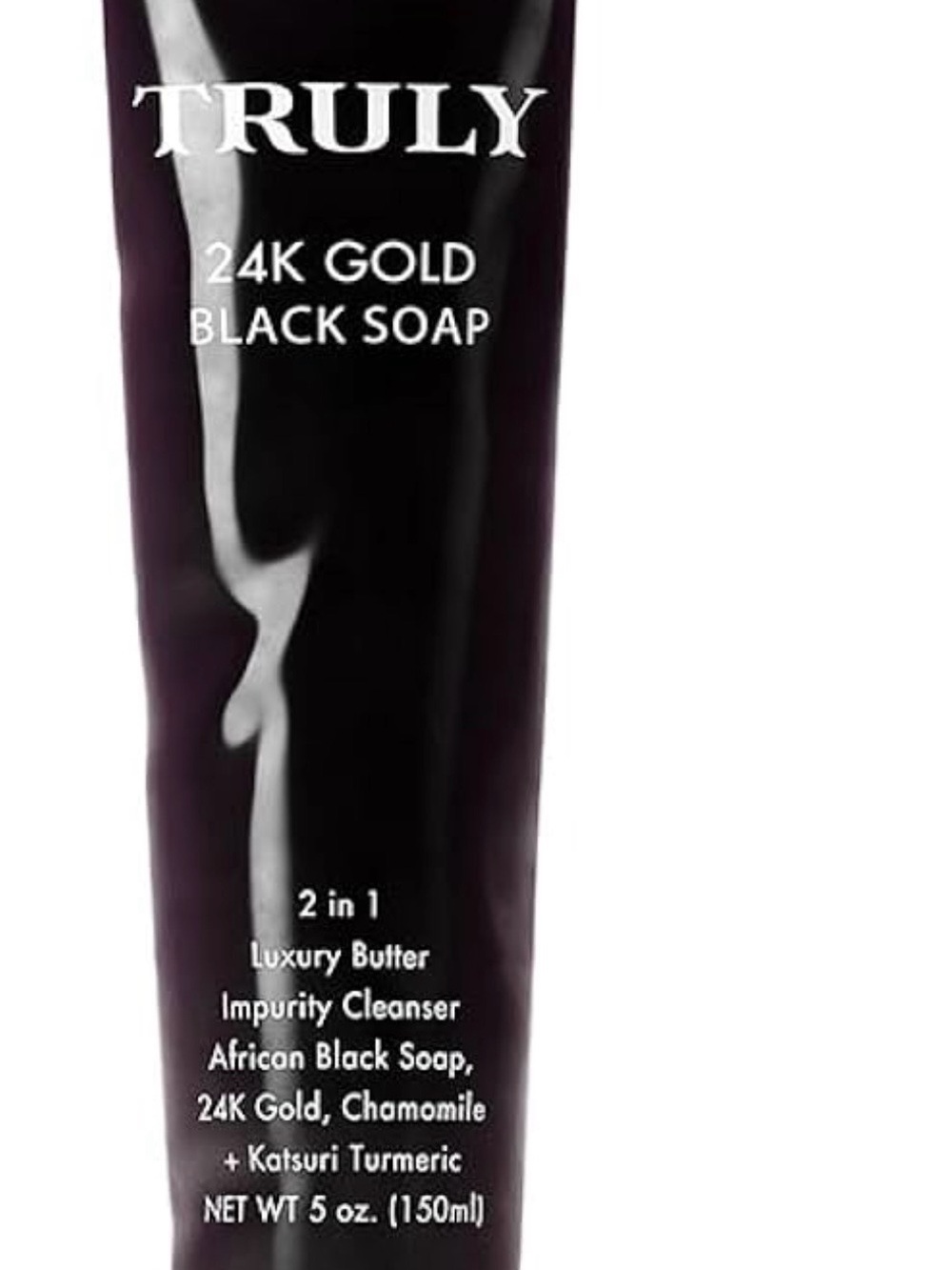 TRULY 24K Gold Black Soap Luxury Cleanser
